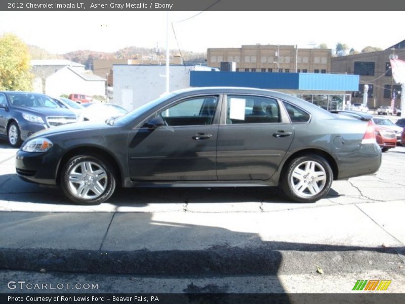 Ashen Gray Metallic / Ebony 2012 Chevrolet Impala LT
