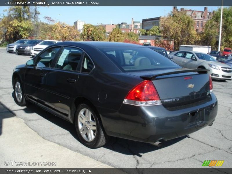 Ashen Gray Metallic / Ebony 2012 Chevrolet Impala LT