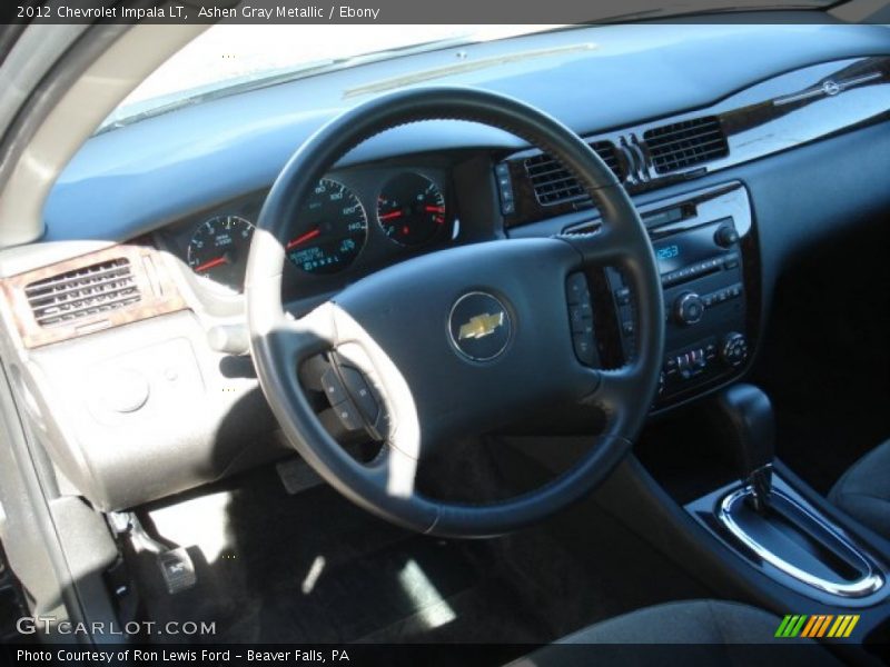 Ashen Gray Metallic / Ebony 2012 Chevrolet Impala LT