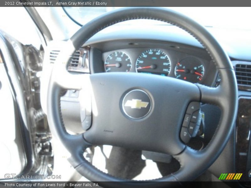 Ashen Gray Metallic / Ebony 2012 Chevrolet Impala LT