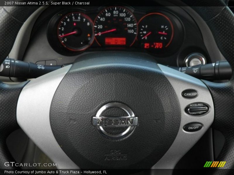 Super Black / Charcoal 2007 Nissan Altima 2.5 S