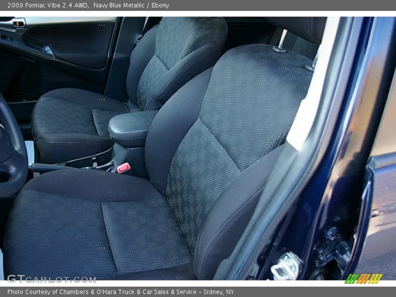 Navy Blue Metallic / Ebony 2009 Pontiac Vibe 2.4 AWD
