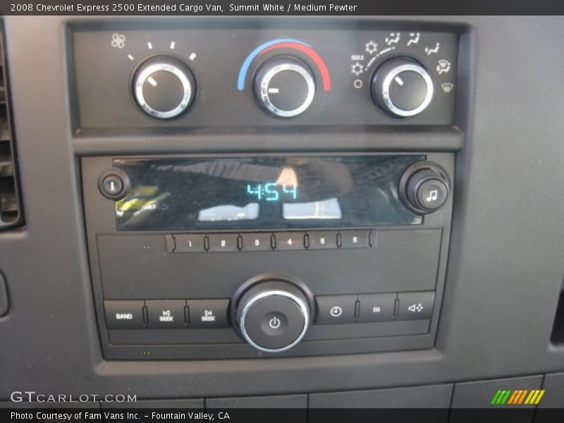 Summit White / Medium Pewter 2008 Chevrolet Express 2500 Extended Cargo Van