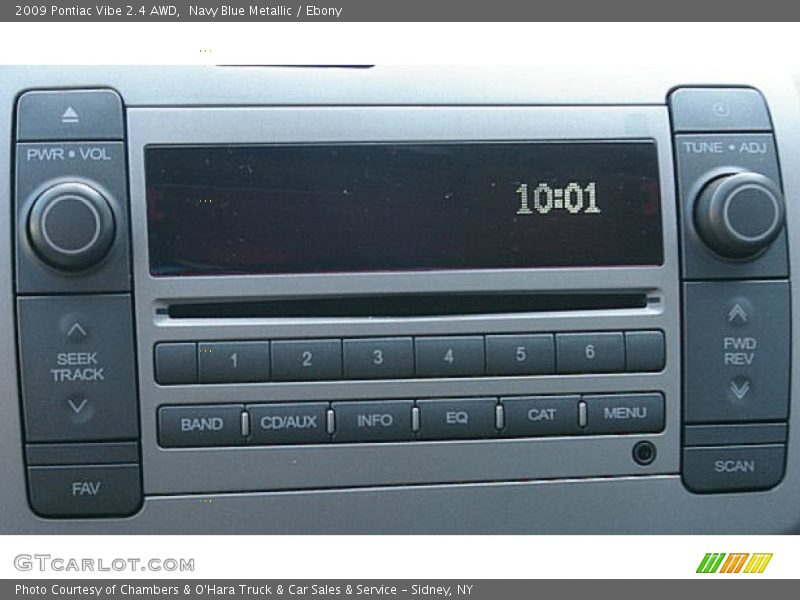 Navy Blue Metallic / Ebony 2009 Pontiac Vibe 2.4 AWD