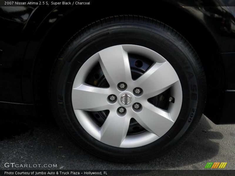 Super Black / Charcoal 2007 Nissan Altima 2.5 S