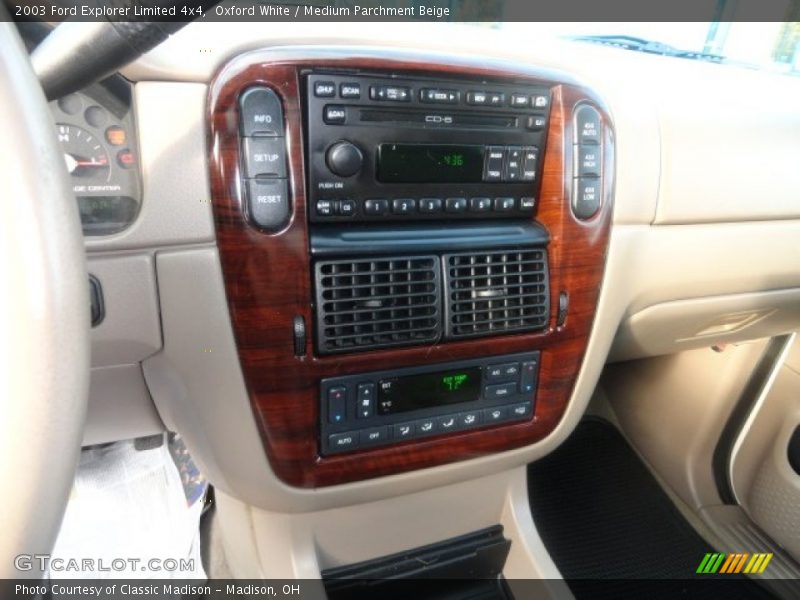 Controls of 2003 Explorer Limited 4x4