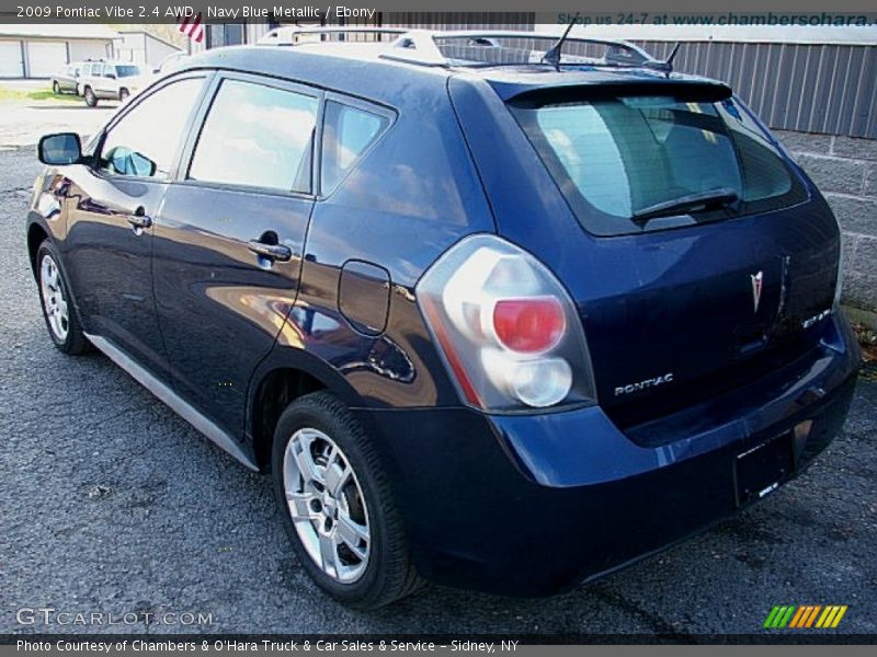 Navy Blue Metallic / Ebony 2009 Pontiac Vibe 2.4 AWD