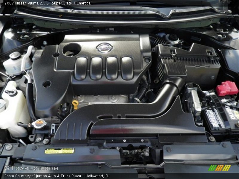 Super Black / Charcoal 2007 Nissan Altima 2.5 S