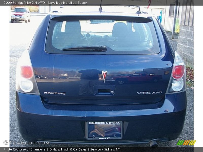 Navy Blue Metallic / Ebony 2009 Pontiac Vibe 2.4 AWD