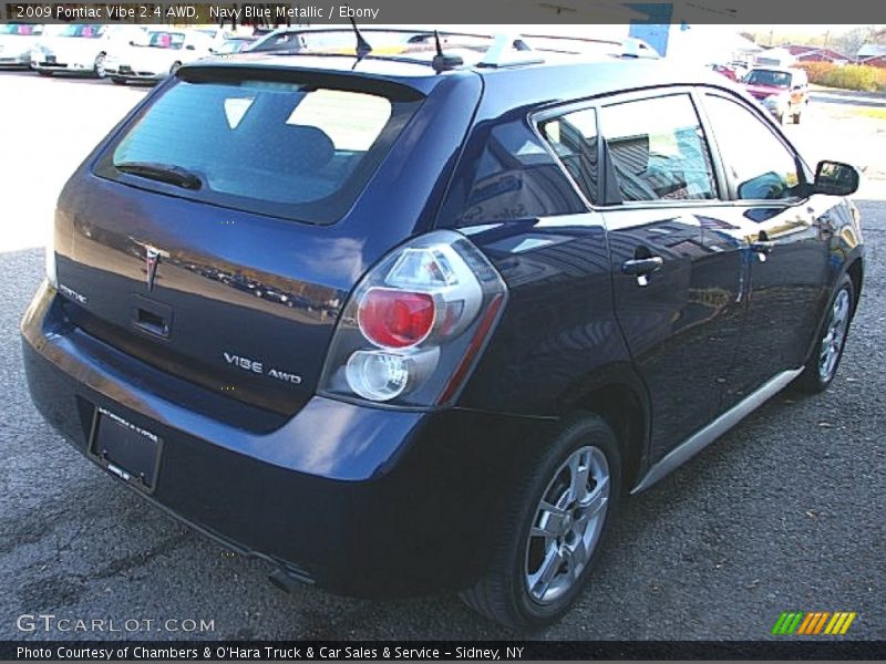 Navy Blue Metallic / Ebony 2009 Pontiac Vibe 2.4 AWD