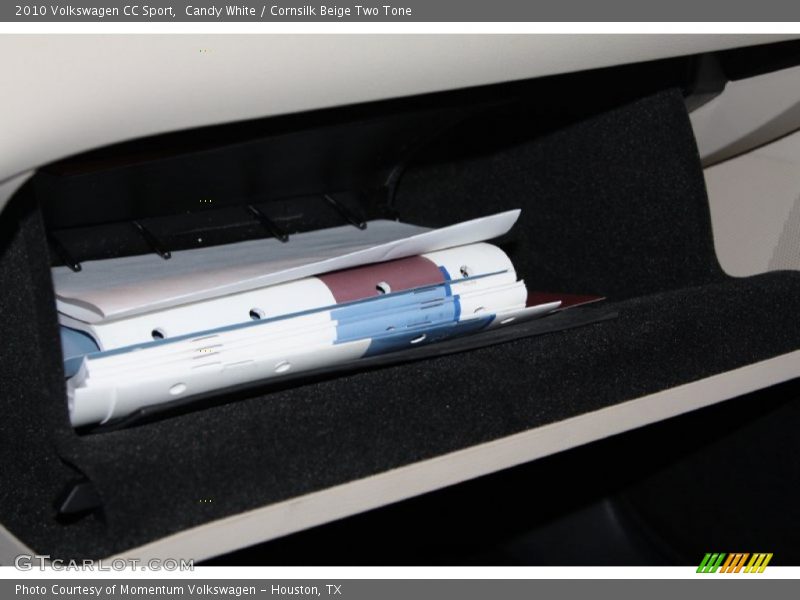Candy White / Cornsilk Beige Two Tone 2010 Volkswagen CC Sport