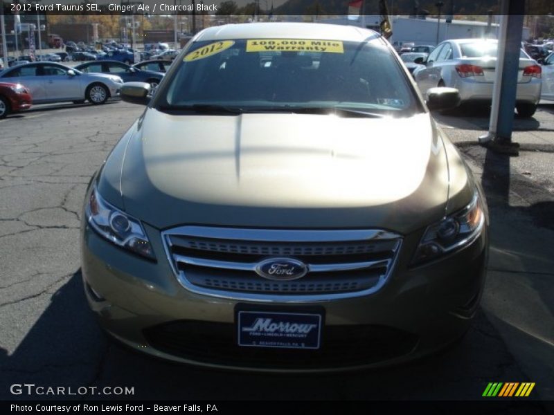 Ginger Ale / Charcoal Black 2012 Ford Taurus SEL