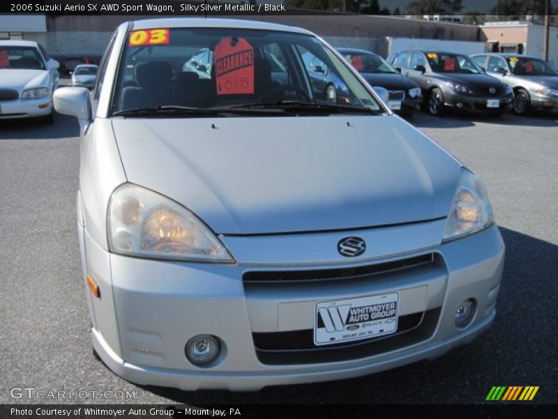 Silky Silver Metallic / Black 2006 Suzuki Aerio SX AWD Sport Wagon