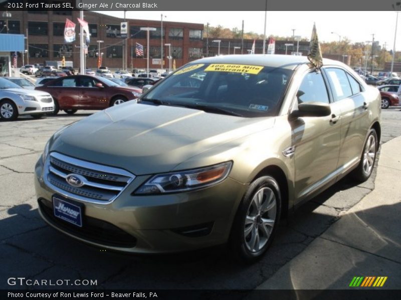 Ginger Ale / Charcoal Black 2012 Ford Taurus SEL