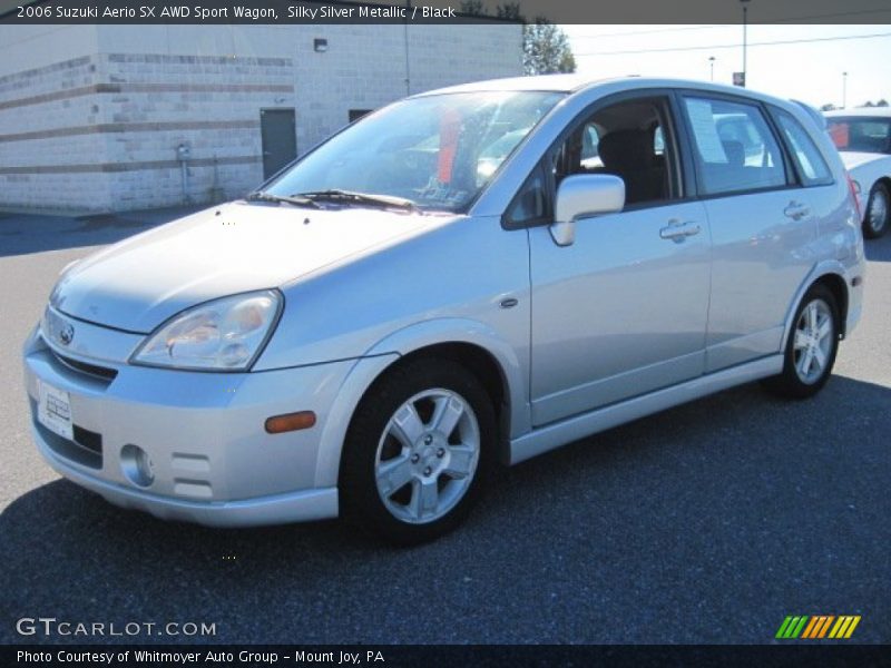 Silky Silver Metallic / Black 2006 Suzuki Aerio SX AWD Sport Wagon