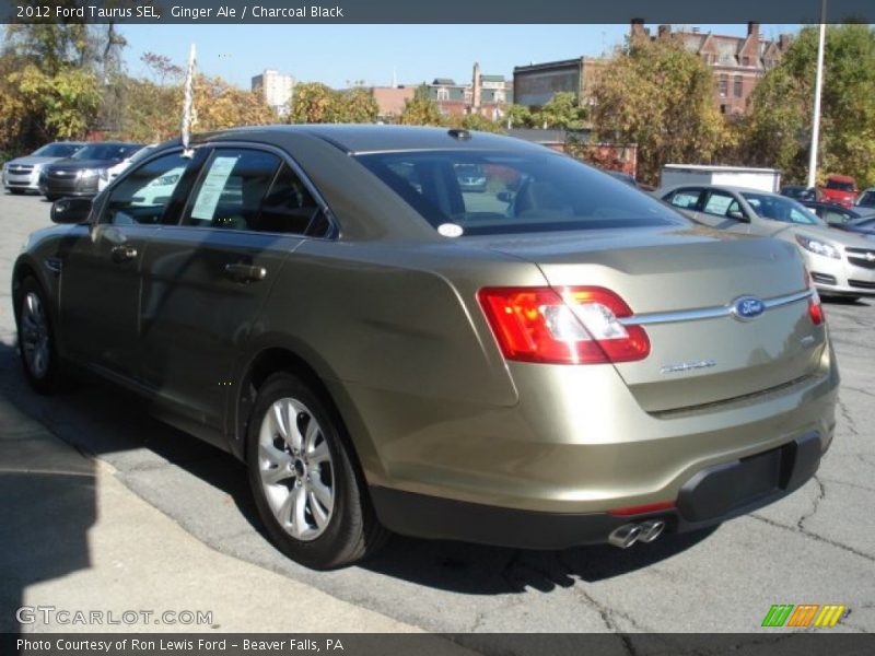 Ginger Ale / Charcoal Black 2012 Ford Taurus SEL