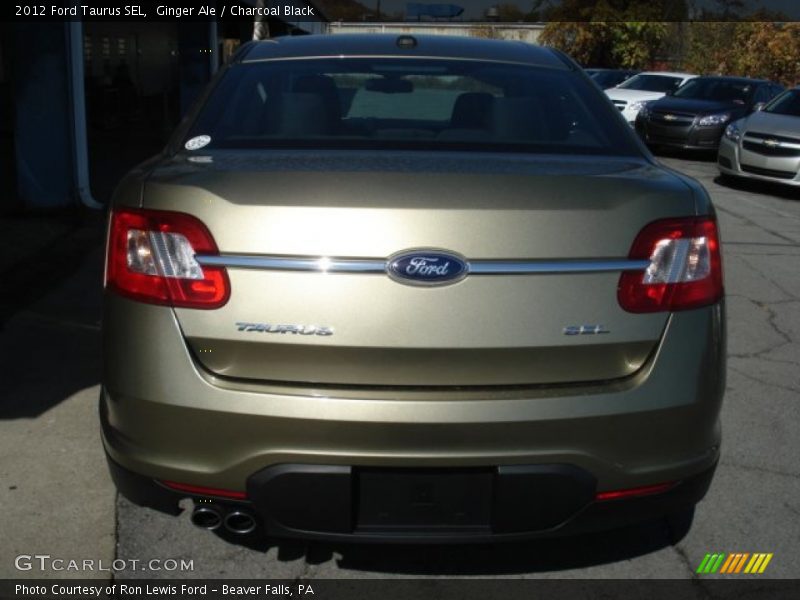Ginger Ale / Charcoal Black 2012 Ford Taurus SEL