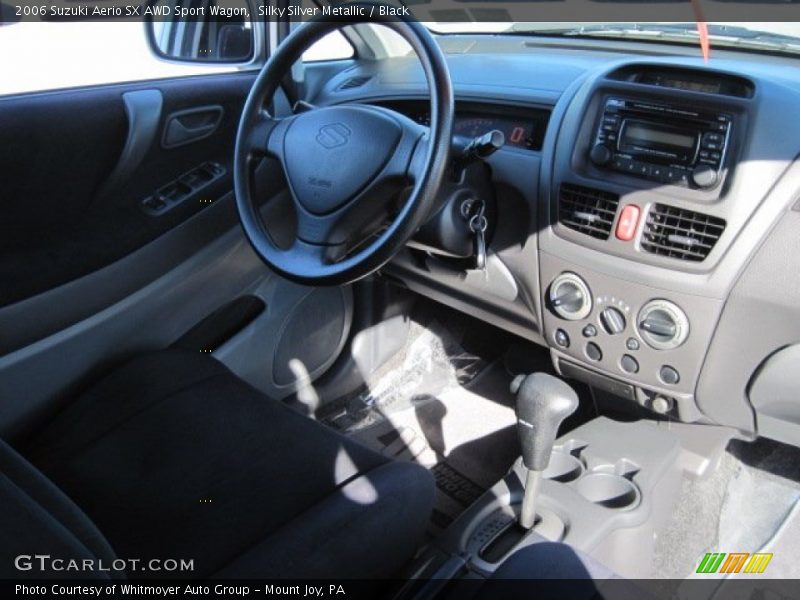 Silky Silver Metallic / Black 2006 Suzuki Aerio SX AWD Sport Wagon