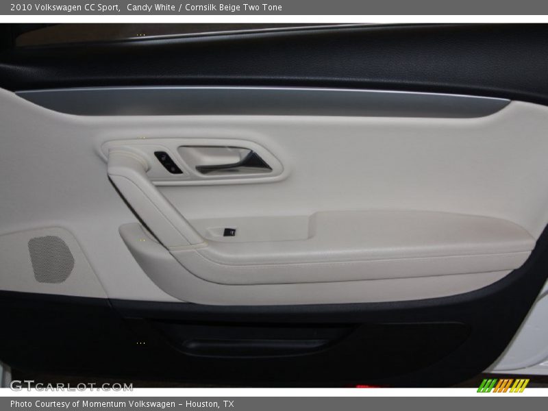 Candy White / Cornsilk Beige Two Tone 2010 Volkswagen CC Sport