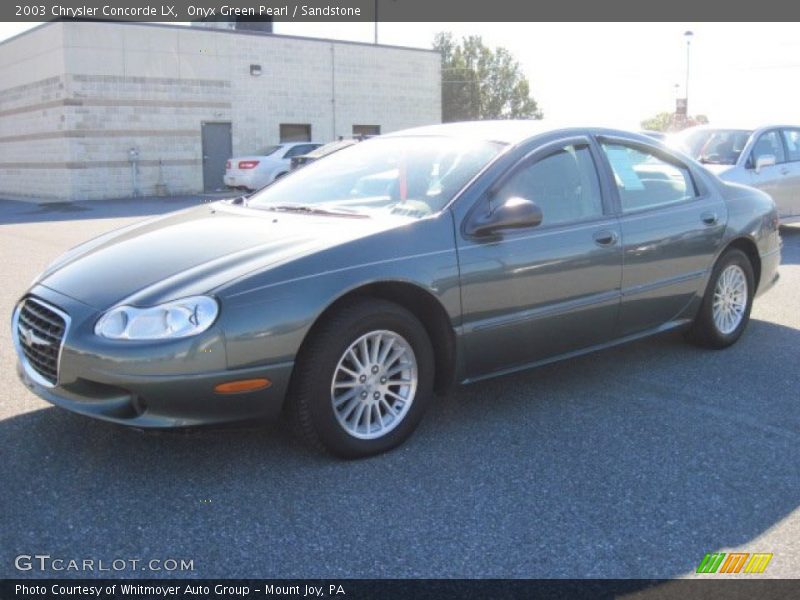 Onyx Green Pearl / Sandstone 2003 Chrysler Concorde LX