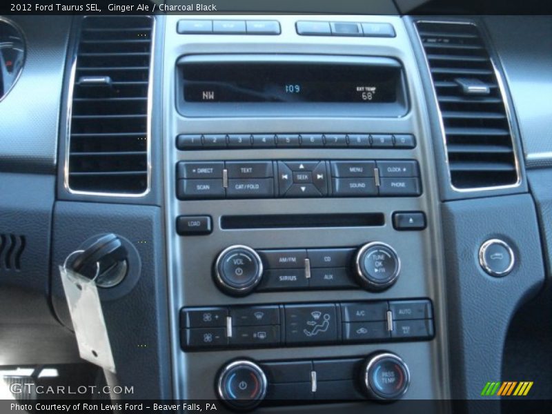 Ginger Ale / Charcoal Black 2012 Ford Taurus SEL