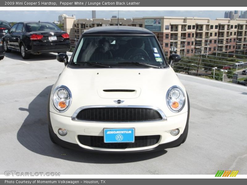 Pepper White / Lounge Carbon Black Leather 2009 Mini Cooper S Hardtop