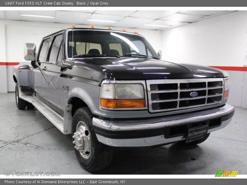 Black / Opal Grey 1997 Ford F350 XLT Crew Cab Dually