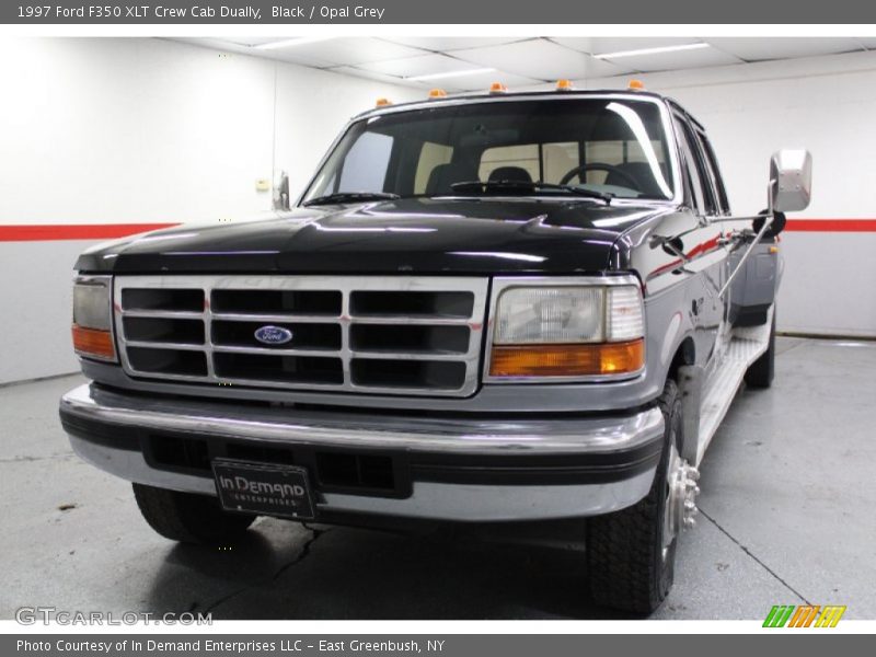 Black / Opal Grey 1997 Ford F350 XLT Crew Cab Dually