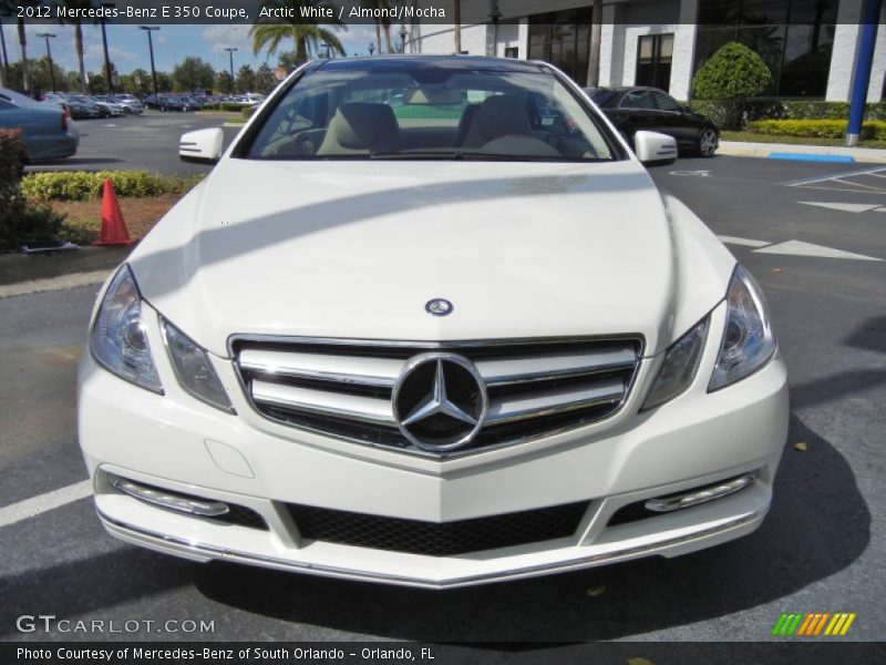 Arctic White / Almond/Mocha 2012 Mercedes-Benz E 350 Coupe