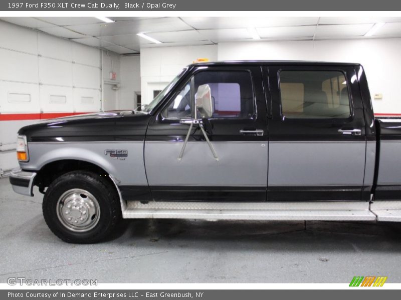 Black / Opal Grey 1997 Ford F350 XLT Crew Cab Dually