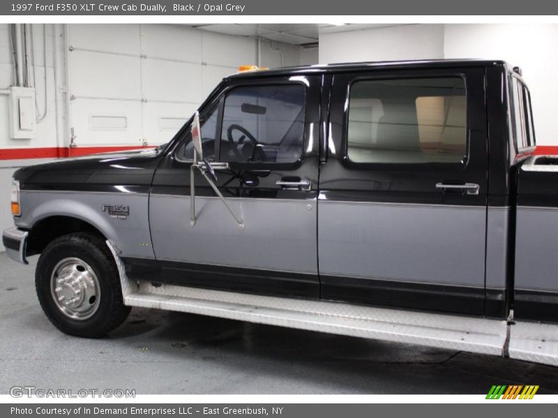 Black / Opal Grey 1997 Ford F350 XLT Crew Cab Dually