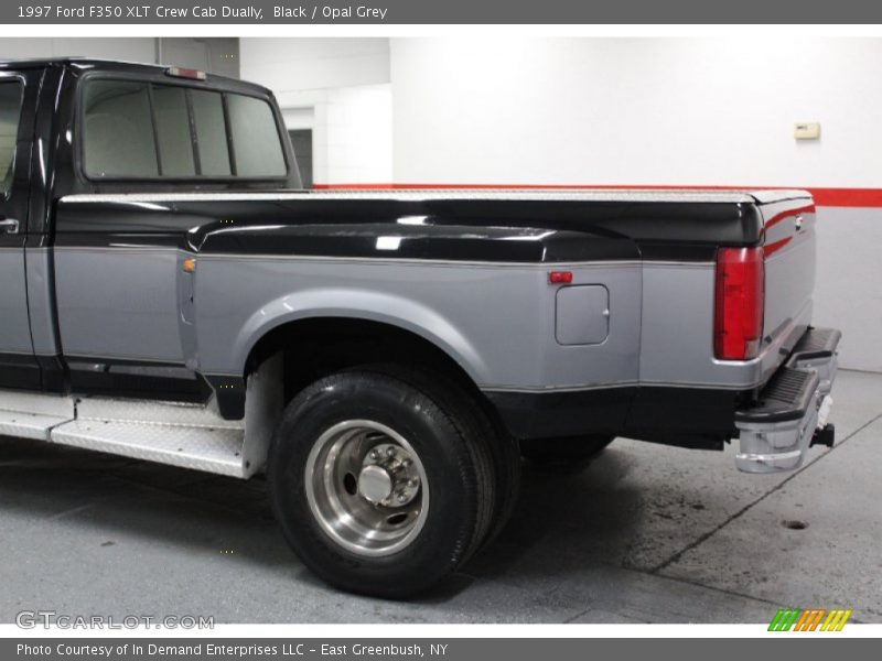 Black / Opal Grey 1997 Ford F350 XLT Crew Cab Dually