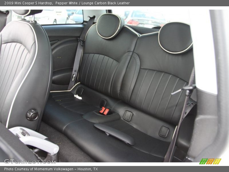 Pepper White / Lounge Carbon Black Leather 2009 Mini Cooper S Hardtop