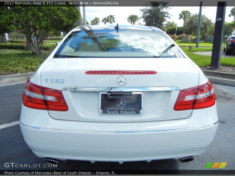 Arctic White / Almond/Mocha 2012 Mercedes-Benz E 350 Coupe