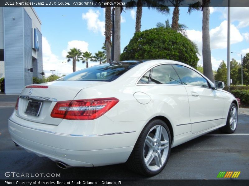Arctic White / Almond/Mocha 2012 Mercedes-Benz E 350 Coupe