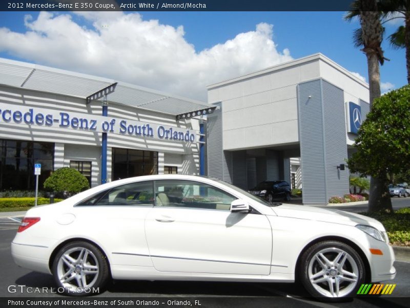 Arctic White / Almond/Mocha 2012 Mercedes-Benz E 350 Coupe