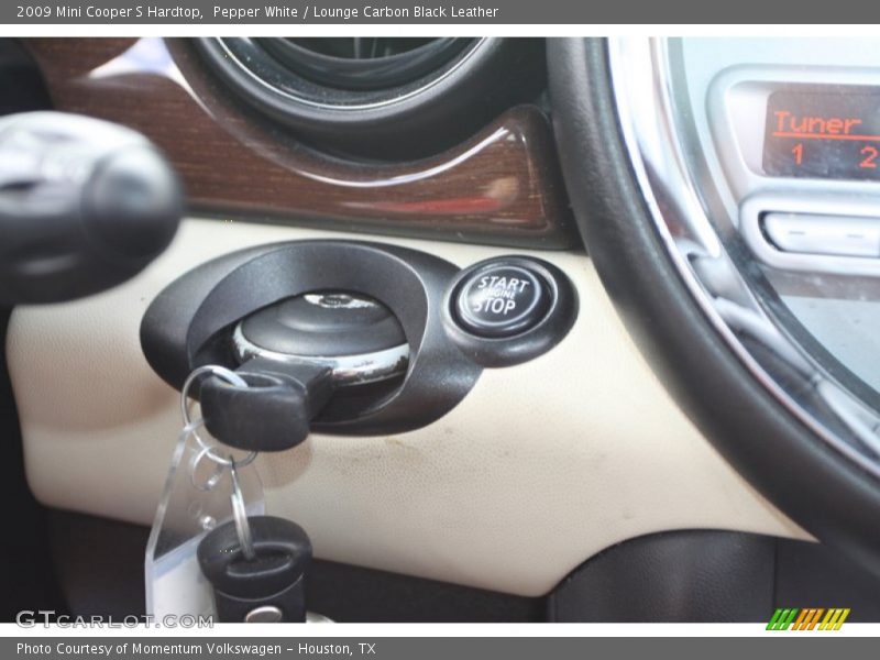 Pepper White / Lounge Carbon Black Leather 2009 Mini Cooper S Hardtop