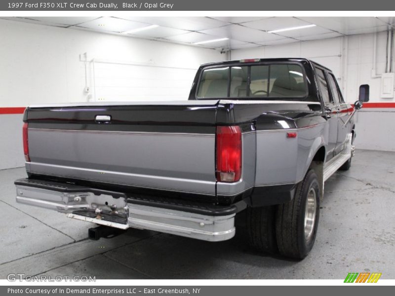 Black / Opal Grey 1997 Ford F350 XLT Crew Cab Dually
