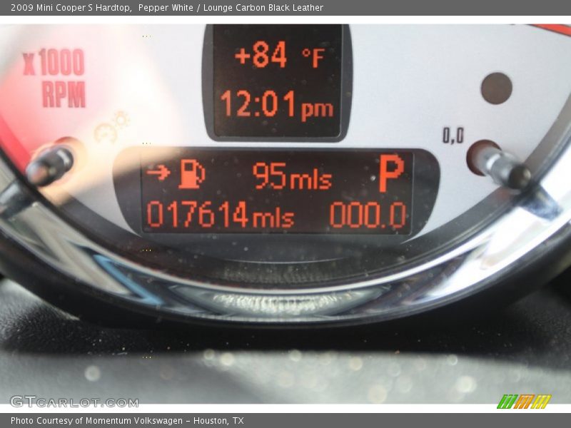 Pepper White / Lounge Carbon Black Leather 2009 Mini Cooper S Hardtop