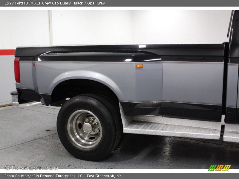 Black / Opal Grey 1997 Ford F350 XLT Crew Cab Dually