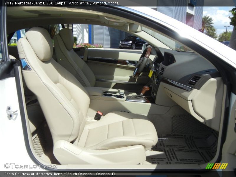 Arctic White / Almond/Mocha 2012 Mercedes-Benz E 350 Coupe