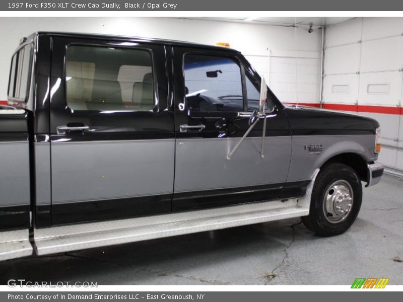 Black / Opal Grey 1997 Ford F350 XLT Crew Cab Dually