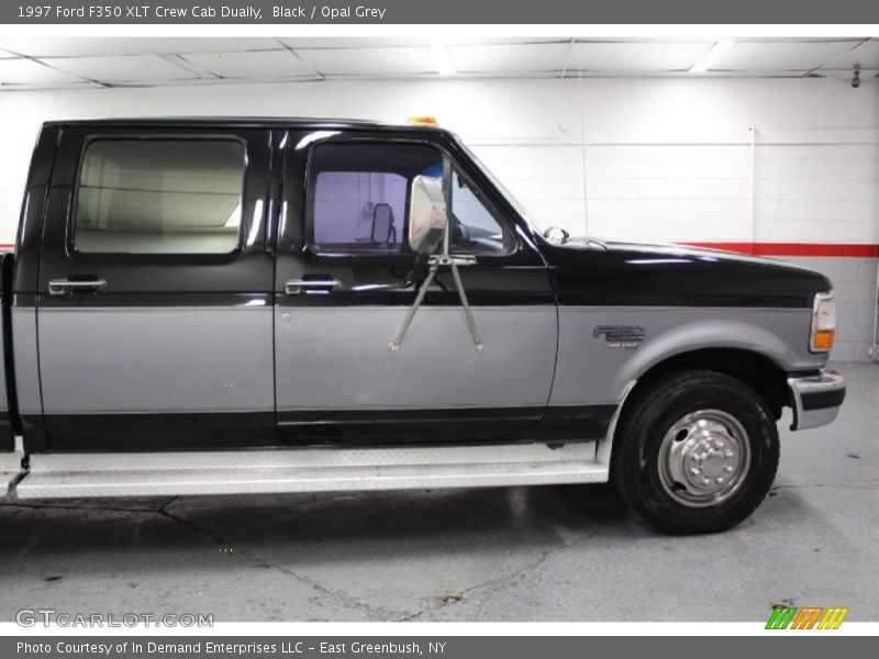 Black / Opal Grey 1997 Ford F350 XLT Crew Cab Dually