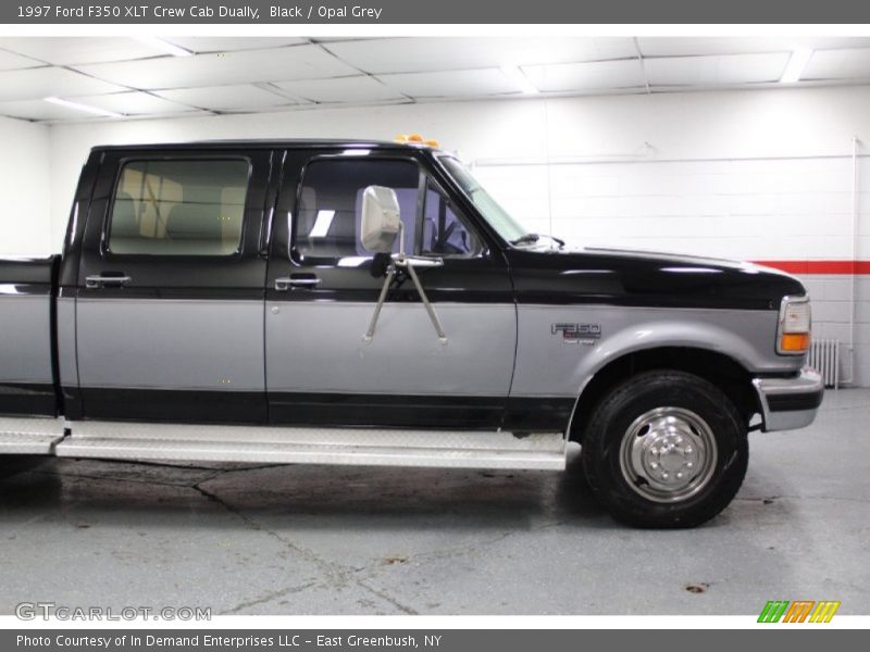 Black / Opal Grey 1997 Ford F350 XLT Crew Cab Dually
