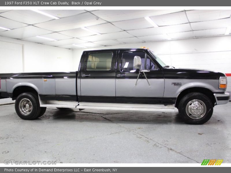 Black / Opal Grey 1997 Ford F350 XLT Crew Cab Dually