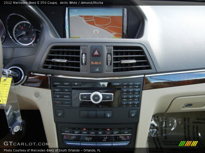 Arctic White / Almond/Mocha 2012 Mercedes-Benz E 350 Coupe