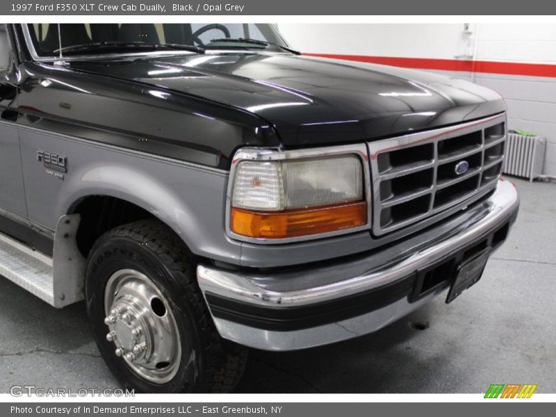 Black / Opal Grey 1997 Ford F350 XLT Crew Cab Dually