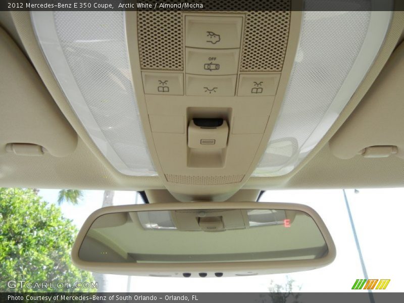 Arctic White / Almond/Mocha 2012 Mercedes-Benz E 350 Coupe
