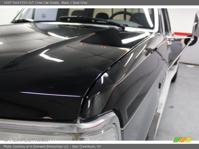 Black / Opal Grey 1997 Ford F350 XLT Crew Cab Dually