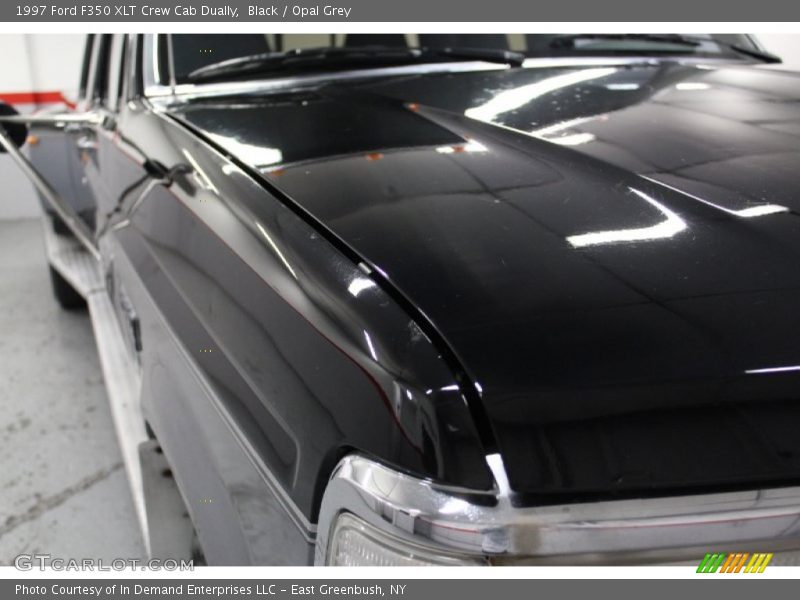 Black / Opal Grey 1997 Ford F350 XLT Crew Cab Dually